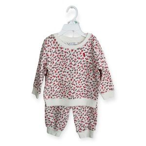 Polo Ralph Lauren Baby Girls Floral Two-Piece Set Size 18 Months NWT